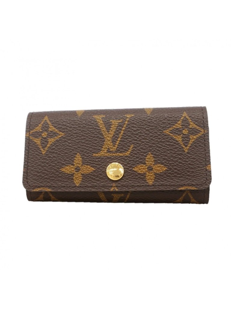 Louis Vuitton Key Case Monogram Multicles 4 Brown Key Holder